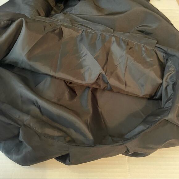 Madison Leigh Black Sequined DollCore Party Event Balloon Hem Dress NWOT Size 10 - Picture 8 of 9